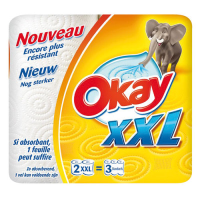 ESSUIE TOUT 2RLX BLANC XXL OKAY (Vendu par 15)