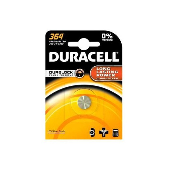 Duracell Pile de Montre, Argent, 1 Unité