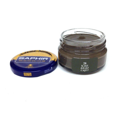 POMMADIER SAPHIR POT 50ML KAKI (Vendu par 1)