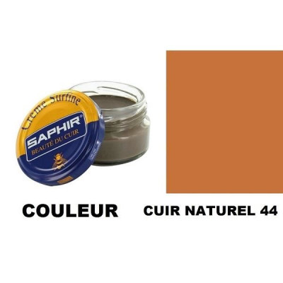 POMMADIER SAPHIR POT 50ML CUIR NATUREL (Vendu par 1)