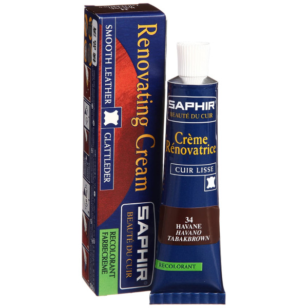 SAPHIR - Crème Rénovatrice Tube 25ml havane