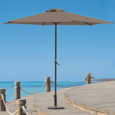 PARASOL 1/2 ACIER 1/2 ALU D.300CM