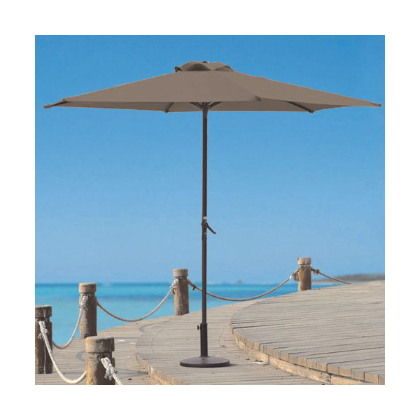 PARASOL 1/2 ACIER 1/2 ALU D.300CM