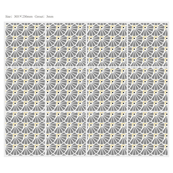 ACCESS DECO - Toile Cirée Déco Manon 140cmx20m Gris