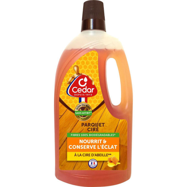 O CEDAR - Nettoyant Pour Parquet Ciré à La Cire d'Abeille 1L