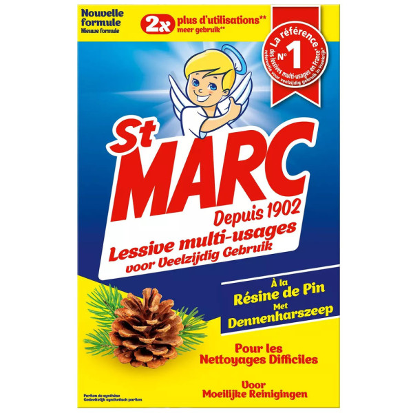 ST MARC - Lessive Multi-Usages à la Résine de Pin 1.4kg