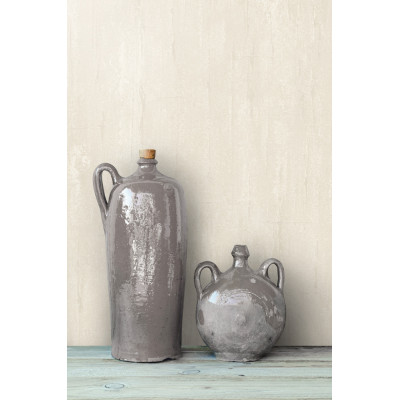 GRANDECO - A22301 - Papier Peint Expansé Sur Intissé Uni Cave Beige