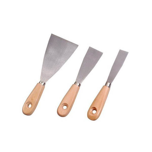 SAVY - Ensemble 3 Couteaux de Peintre Manche Bois