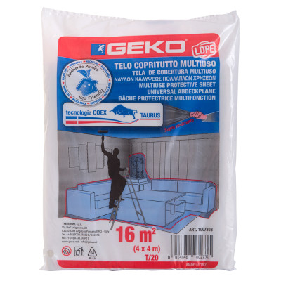 GEKO - Bâche de Protection Très Épaisse 16m² sous  Sachet