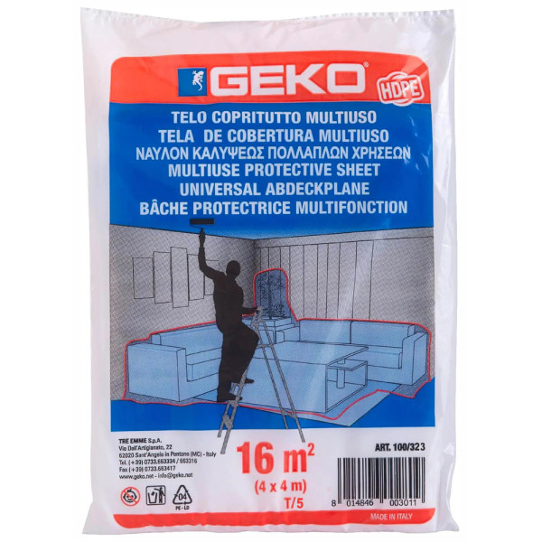 GEKO - Bâche de Protection 16m² Sous Sachet
