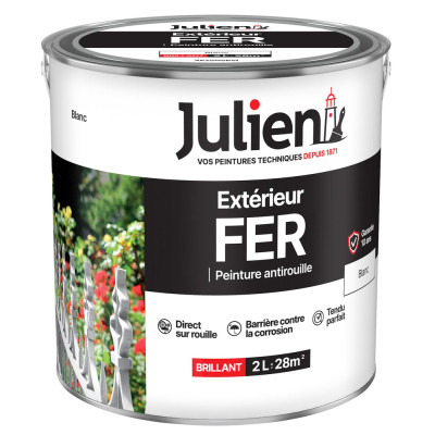 JULIEN - Peinture Extérieur Fer Antirouille 2L