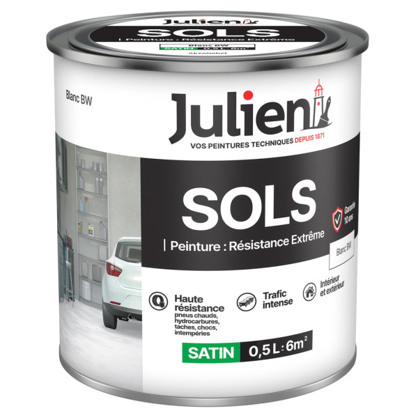 JULIEN - Peinture Sols Extreme Satin 0.5L