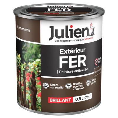 JULIEN - Peinture Extérieur Fer Antirouille 0.5L
