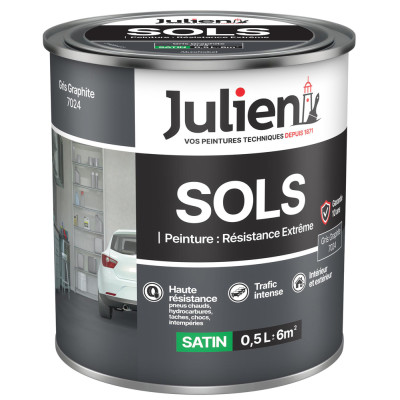JULIEN - Peinture Sols Extreme Satin 0.5L