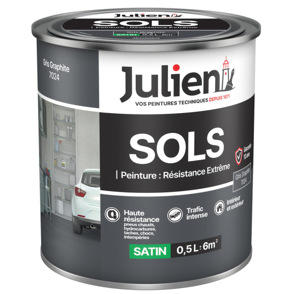 JULIEN - Peinture Sols Extreme Satin 0.5L