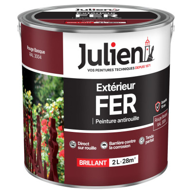 JULIEN - Peinture Extérieur Fer Antirouille 2L