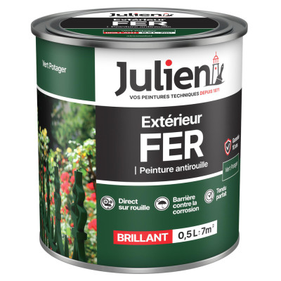 JULIEN - Peinture Extérieur Fer Antirouille 0.5L