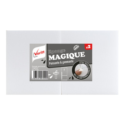 VERITT - Éponges Magiques Gommantes Lot de 2