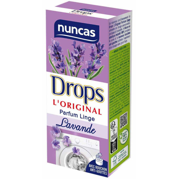NUNCAS - Drops Parfum Linge Concentré Lavande 100ml