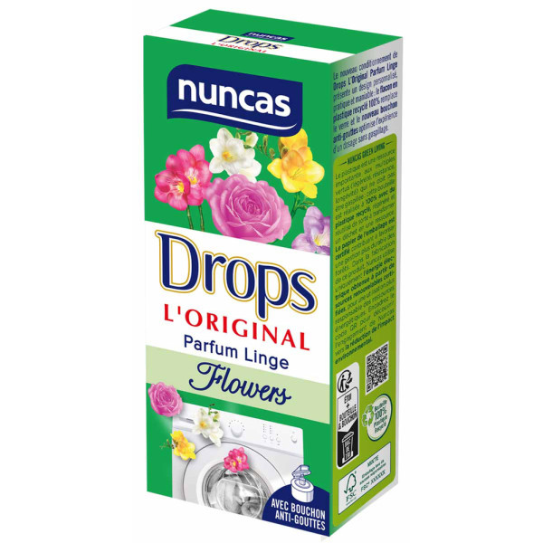 NUNCAS - Drops Parfum Linge Concentré Flowers 100ml