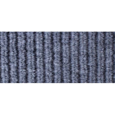 DECORAMA - Imazu Tapis Aiguilleté Côtelé Classique Argent 2m x 25m