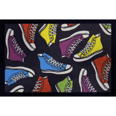 VICA - Tapis Entry Sneaker All Over Anthracite 40x60cm