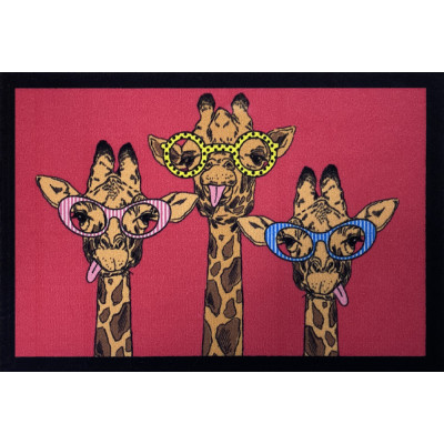 VICA - Tapis Entry Girafe Pink 40x60cm