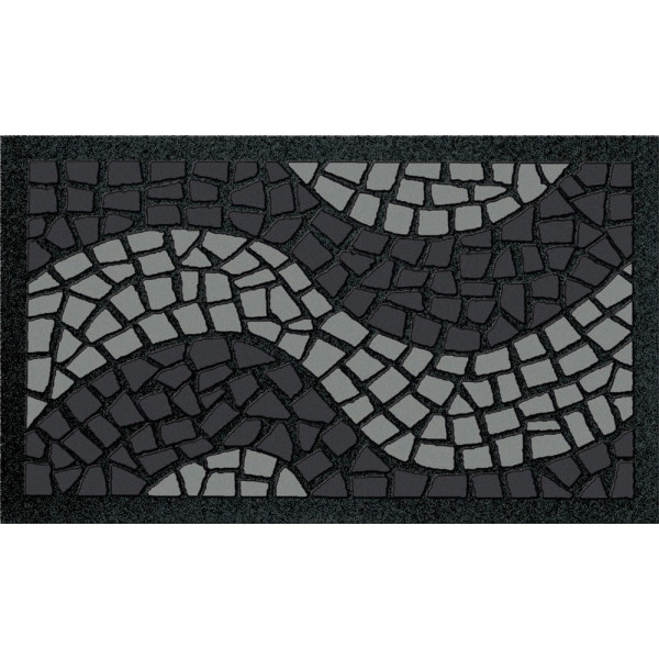 EUROFLOCK DIVISION - Tapis Format Classic Ondes 40x68cm Lot de 6