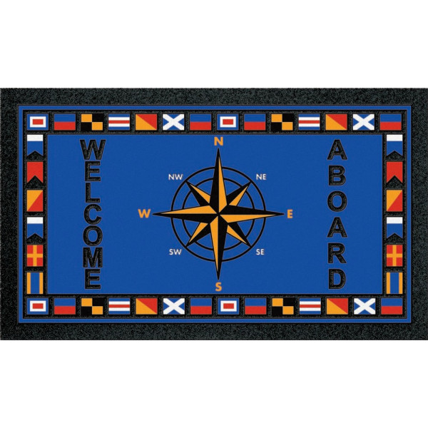 EUROFLOCK DIVISION - Tapis Format Classic Rose des Vents 40x68cm