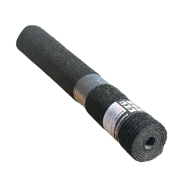 SOMMER NEEDLEPUNCH - Tapis Aiguilleté Bouclé en Rouleau Kosto 0120 Anthracite