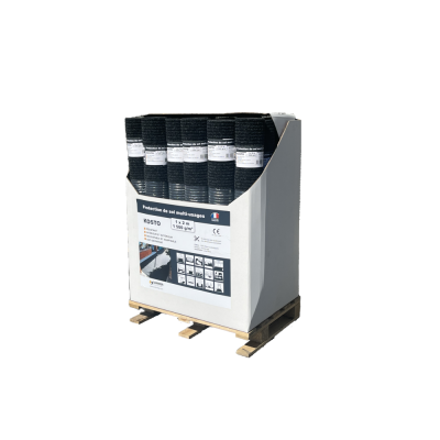 SOMMER NEEDLEPUNCH - Tapis Aiguilleté Bouclé en Rouleau Kosto 0120 Anthracite