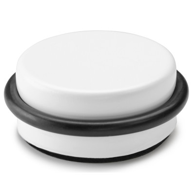 INOFIX - Butée de Porte Adhésif Blanc et Noir