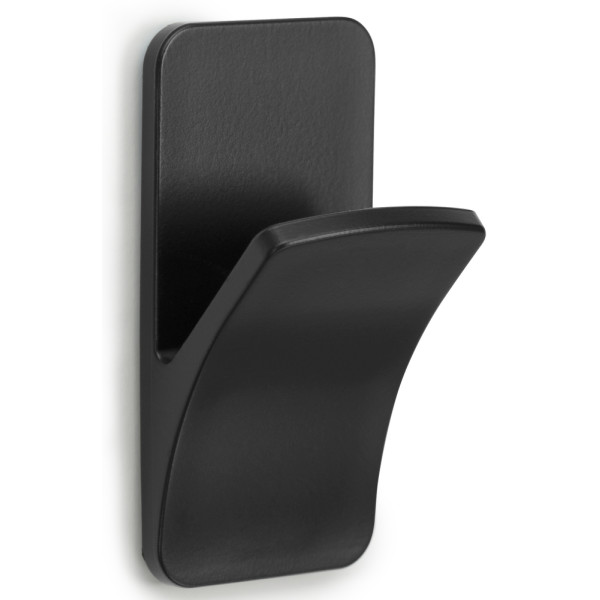 INOFIX - Crochet Adhésif Noir Mat Forme Branche