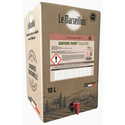 LE MARSEILLOIS - Savon Noir Liquide Ecocert Bib 10L