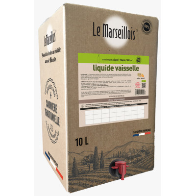 LE MARSEILLOIS - Liquide Vaisselle Main Ecocert Bib 10L