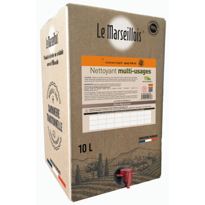 LE MARSEILLOIS - Nettoyant Multi-usages Ecocert Bib 10L
