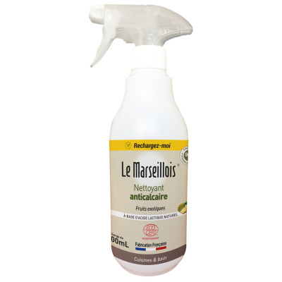LE MARSEILLOIS - Nettoyant Anti-calcaire Flacon Vide 500ml