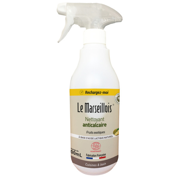 LE MARSEILLOIS - Nettoyant Anti-calcaire Flacon Vide 500ml