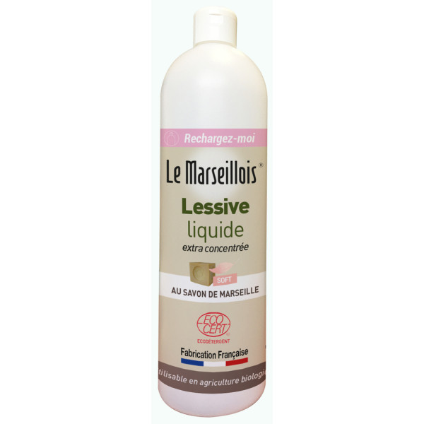LE MARSEILLOIS - Lessive Liquide Flacon Vide 1L