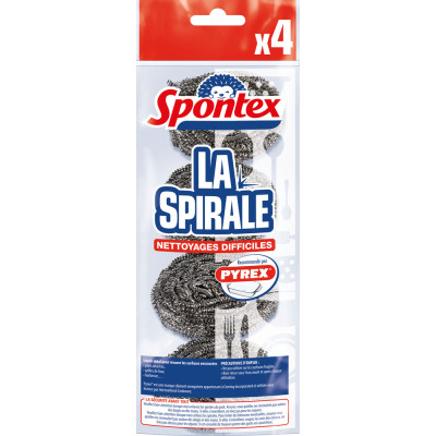 SPONTEX - La Spirale à Récurer x4