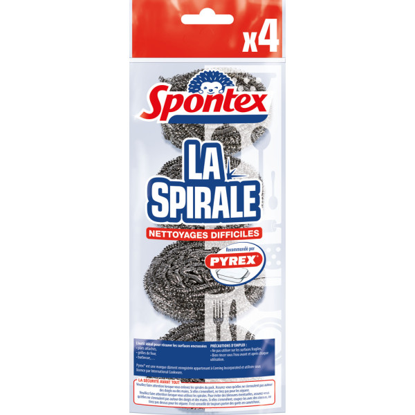 SPONTEX - La Spirale à Récurer x4