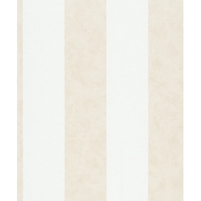 DECORAMA - 3338 - Papier Peint Vinyle Sur Intissé Barres Marrons Clair Blanc