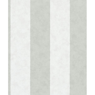 DECORAMA - 3344 - Papier Peint Vinyle Sur Intissé Barres Vertes Blanches