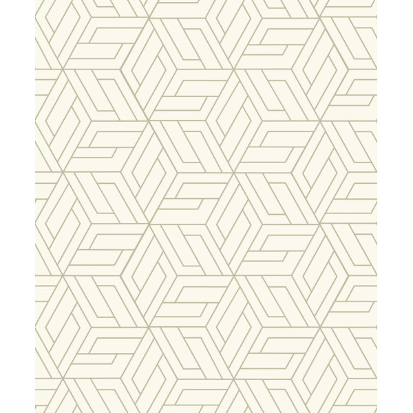 GRANDECO - A67301 - Papier Peint Vinyle Grainé Sur Intissé Géo Cobra