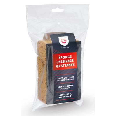 GERLON - Éponge Végétale Grattante Gros Travaux