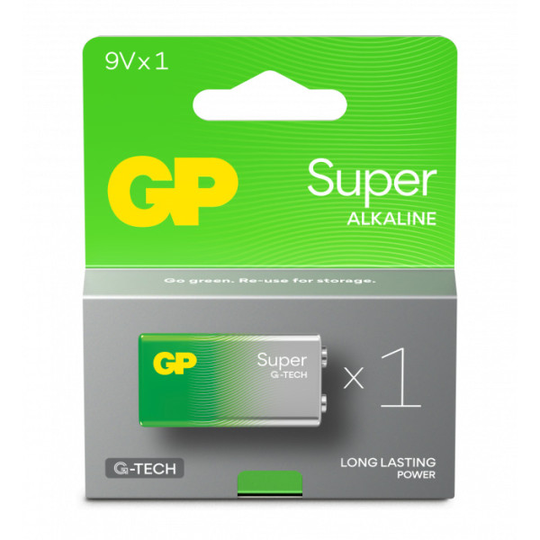 GP - GP Super Alcaline Pile 9V/6LF22 Blister de 1