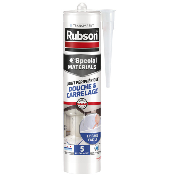 RUBSON - Joint Périphérique Douche et Carrelage 300ml