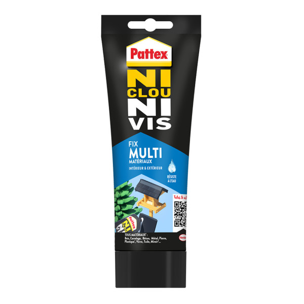 PATTEX - Ni Clou Ni Vis Fix Multi Matériaux Tube 334g