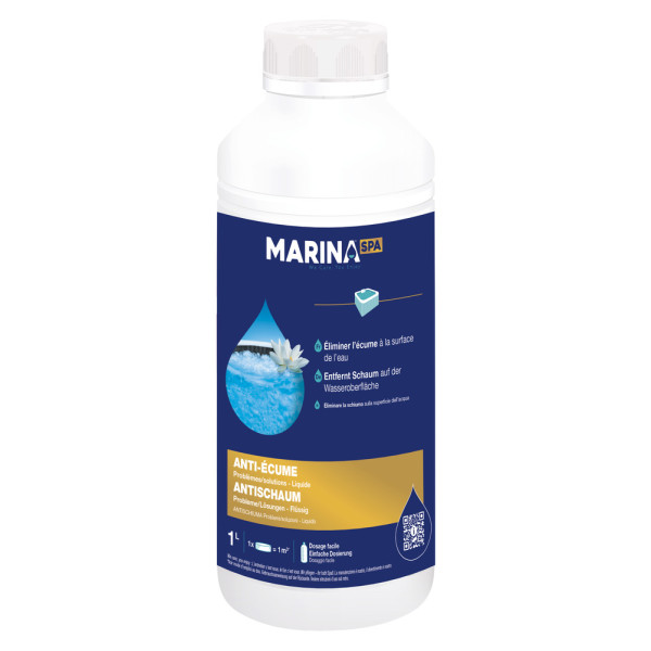 MARINA - Anti Écume Liquide Pour Spa 1L