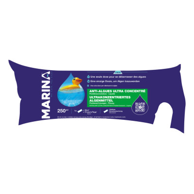 MARINA - Anti-Algues Ultra Concentré Unidose TP2 Berlingot 250ml